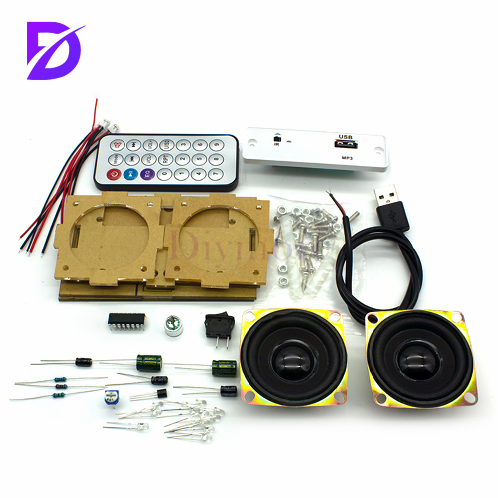 Diy Electronics Components Kit - DIY Bluetooth Speaker Production Assembly Electronic