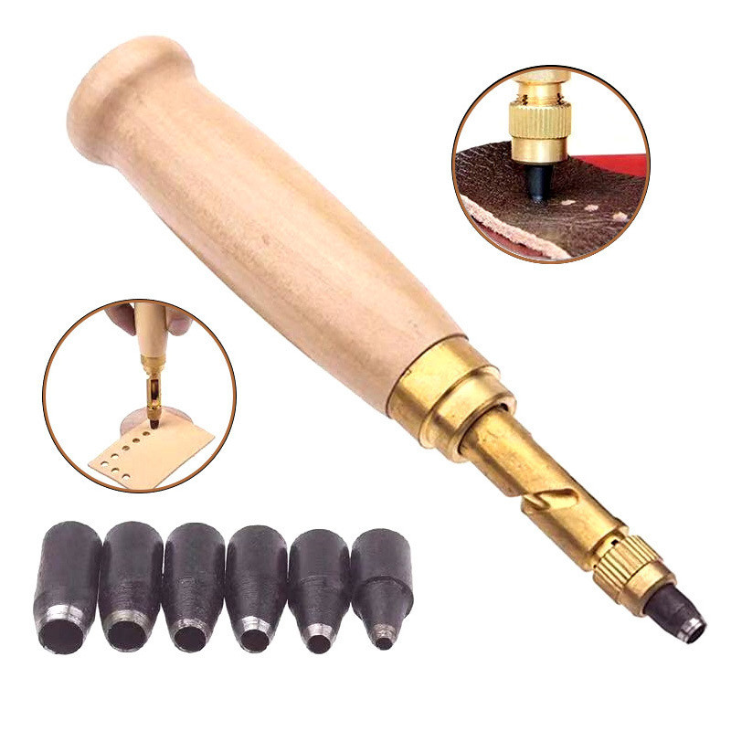 Diy Electronics Starter Kit - DIY Leather Punch Rotary Perforator 6-piece