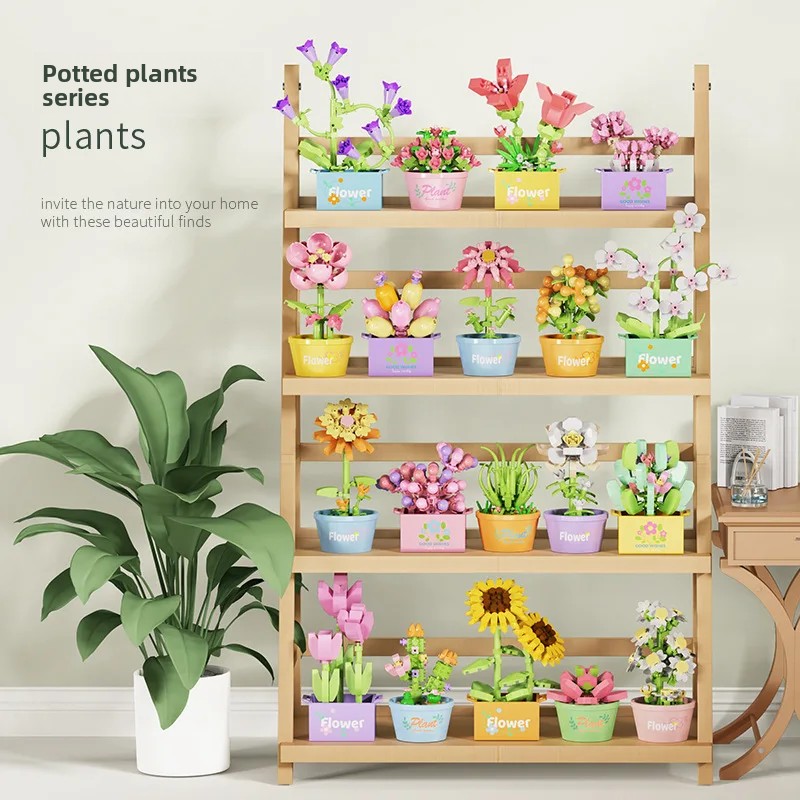 Diy Electronics For Adults - Bouquet Flower Mini Diy Building Block