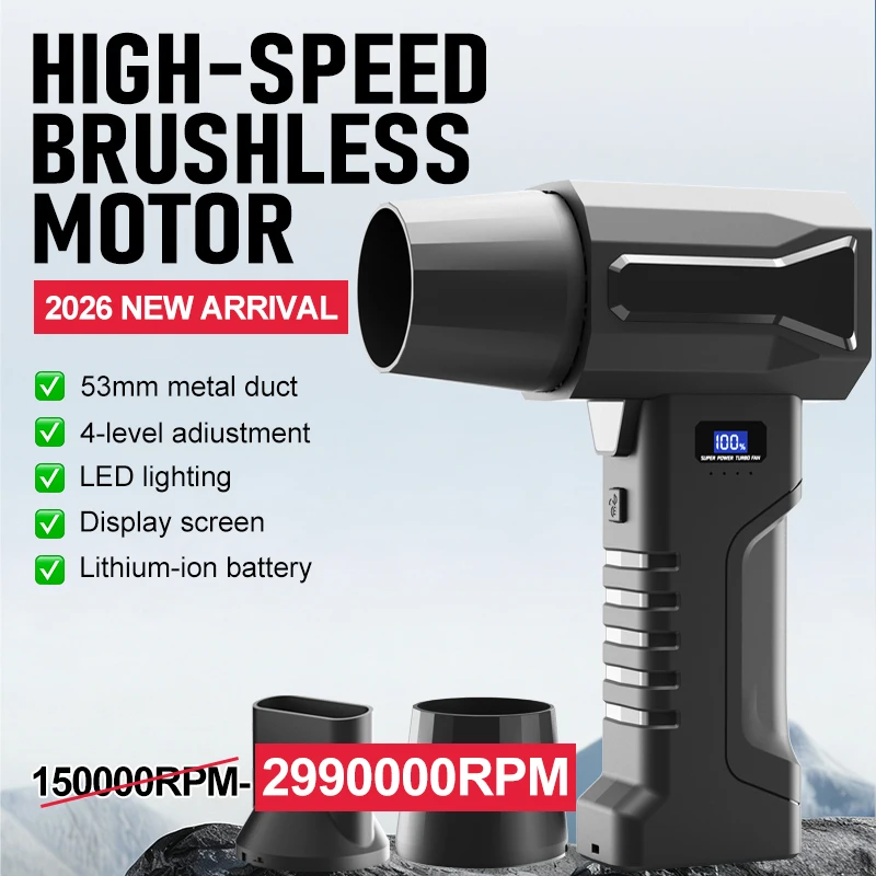 Diy Electronics Cleaner - Turbo Fan 2990000RPM Portable Air Blower