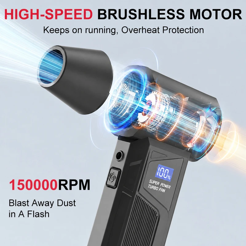 Mini Electric Air Blower 15000 - Diy Electronics Cleaner ulasan dan harga