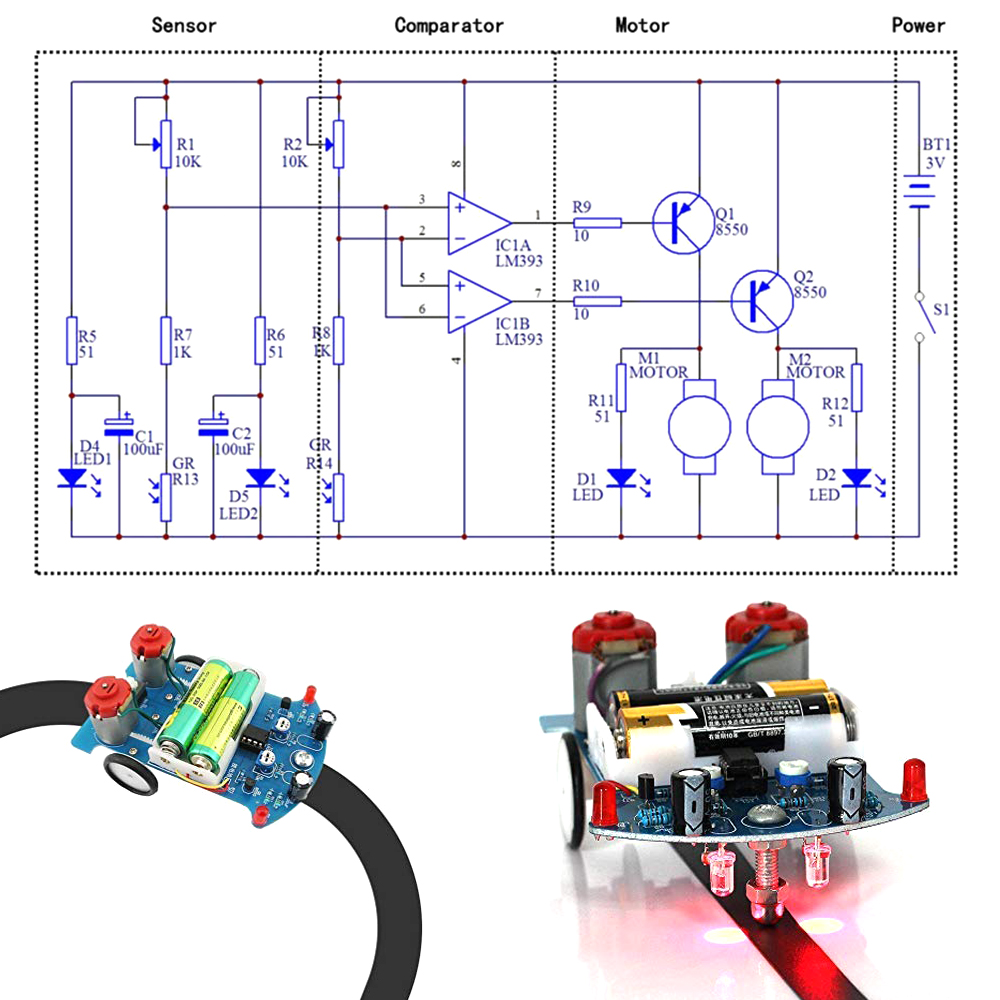 Smart Car DIY Electronics Kit  - Diy Electronics Projects For Students ulasan dan harga