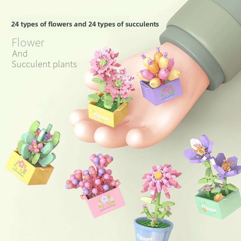Bouquet Flower Mini Diy Buildi - Diy Electronics For Adults ulasan dan harga