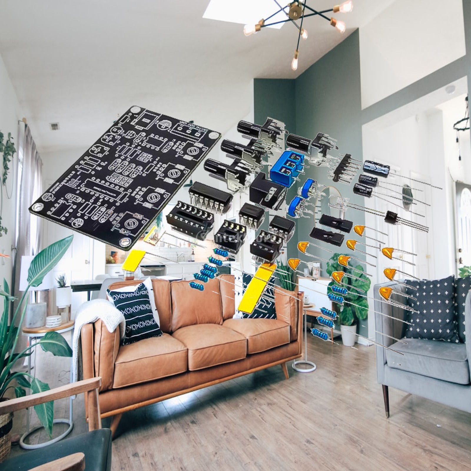 DIY Electronic Kit Signal Gene - Diy Home Electronics Lab ulasan dan harga