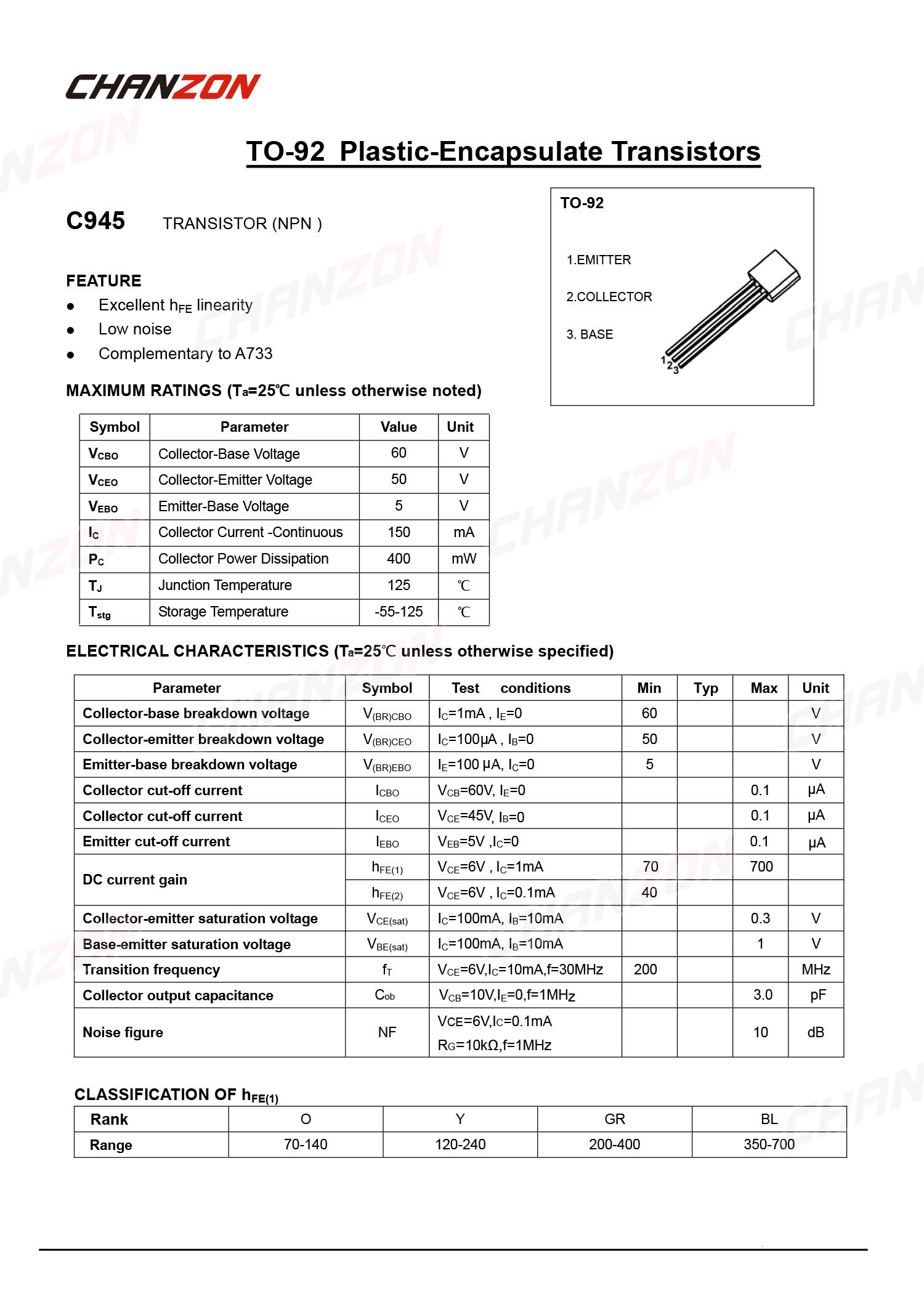 100pcs 2SC945 TO-92 NPN Transi - Diy Electronics Youtube ulasan dan harga