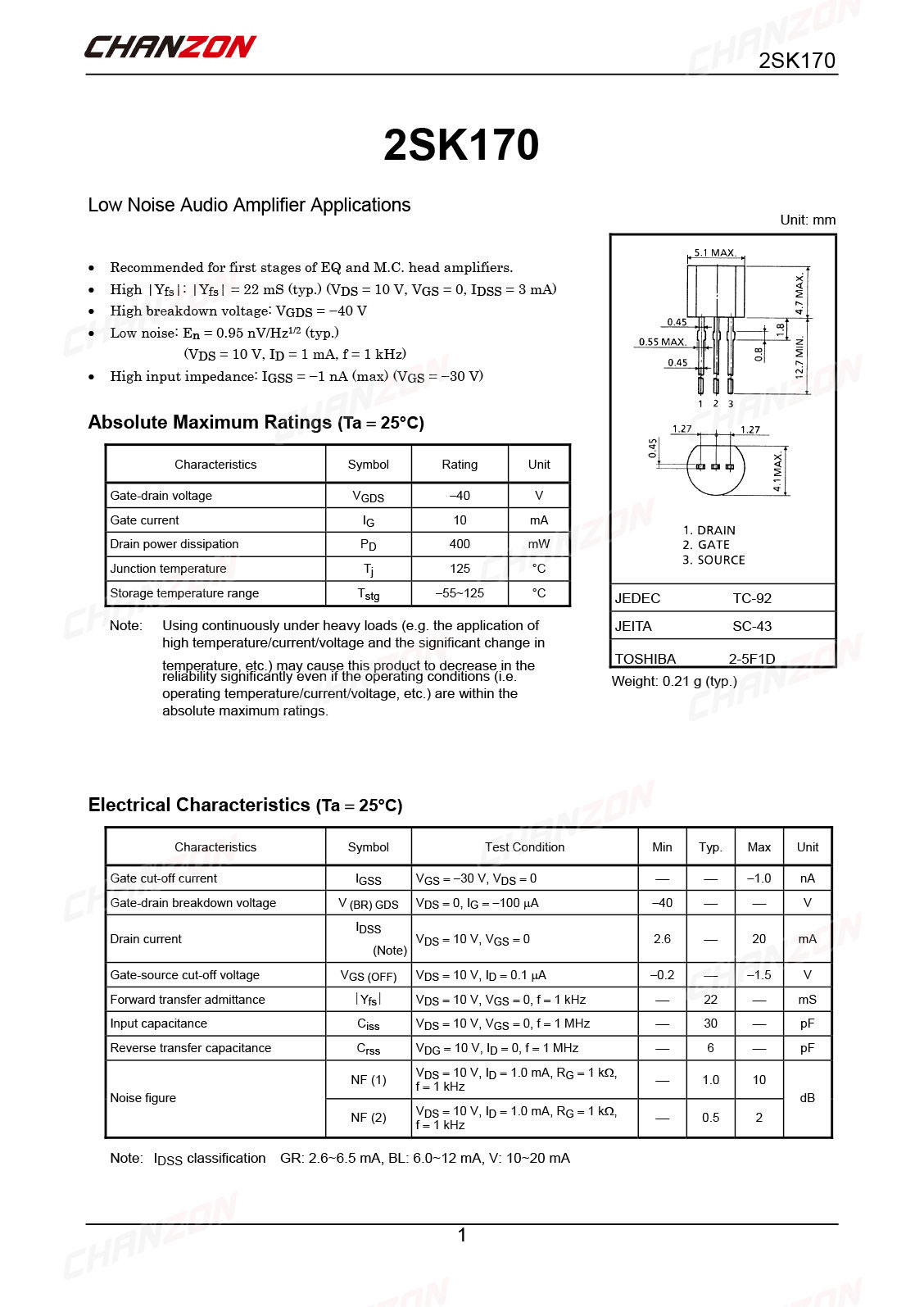 10Pcs 2SK170 TO-92 AUDIO AMPLI - Diy Electronics Youtube ulasan dan harga