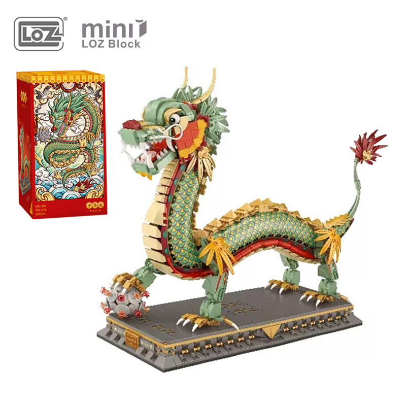 LOZ 1416pcs Chinese Dragon Mod - Diy Electronics For Adults ulasan dan harga