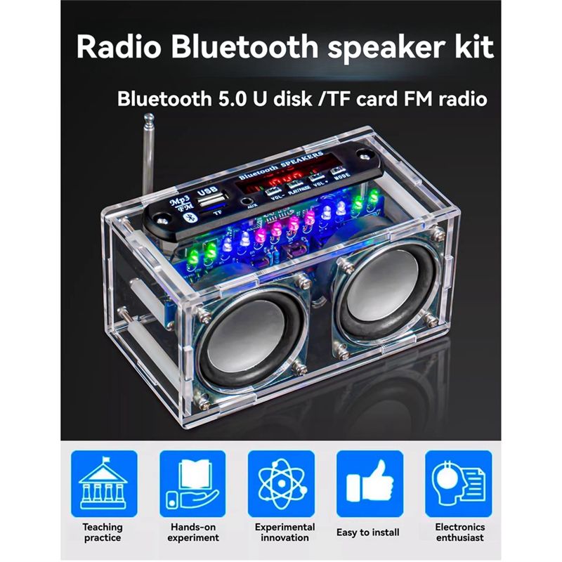 A60F-Radio Dual Channel Blueto - Diy Electronics Cleaner ulasan dan harga