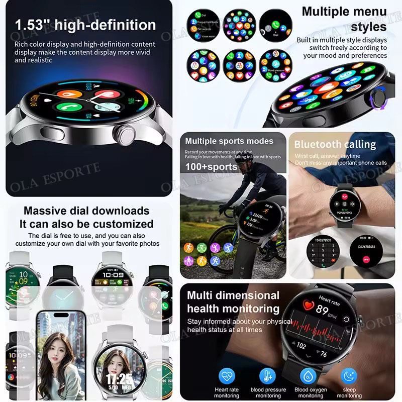 New SmartWatch for Men Women B - Diy Electronics For Adults ulasan dan harga