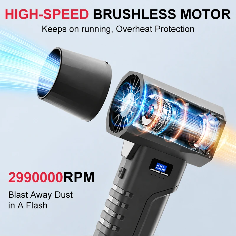 Turbo Fan 2990000RPM Portable  - Diy Electronics Cleaner ulasan dan harga