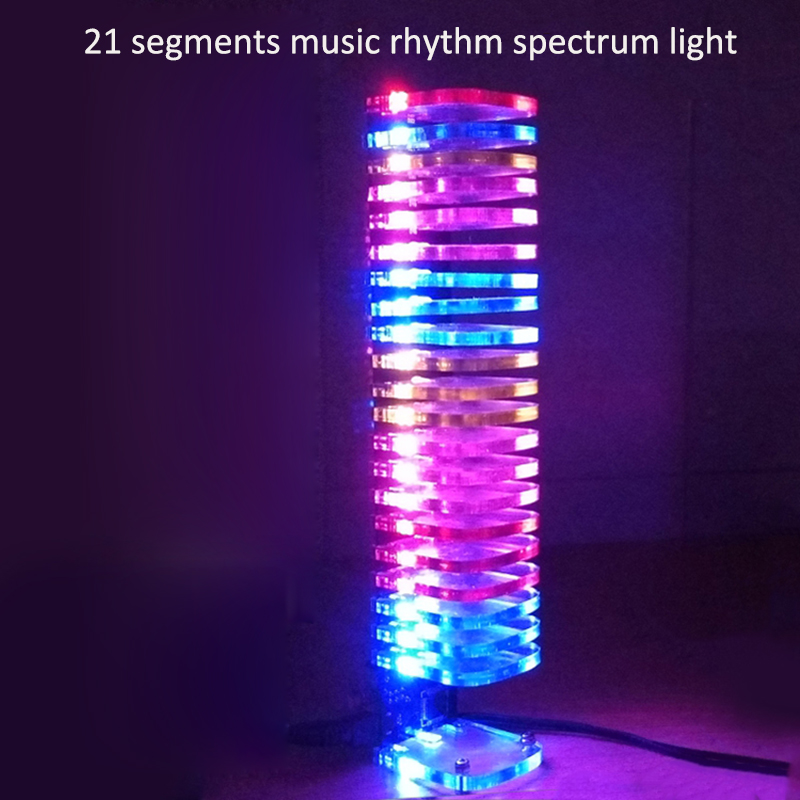 Light Cube 21-Segment LED Musi - Diy Electronics Market ulasan dan harga
