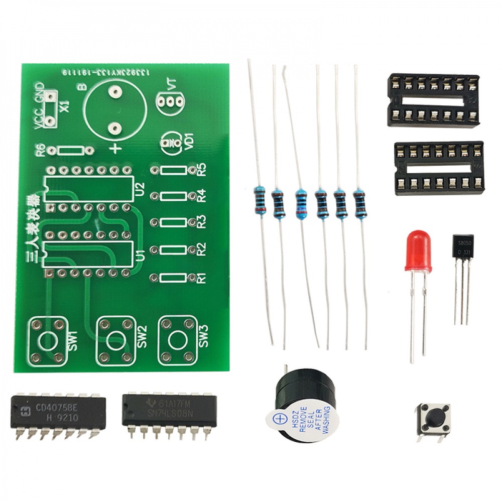 Three Person Voter Digital Cir - Diy Home Electronics Lab ulasan dan harga