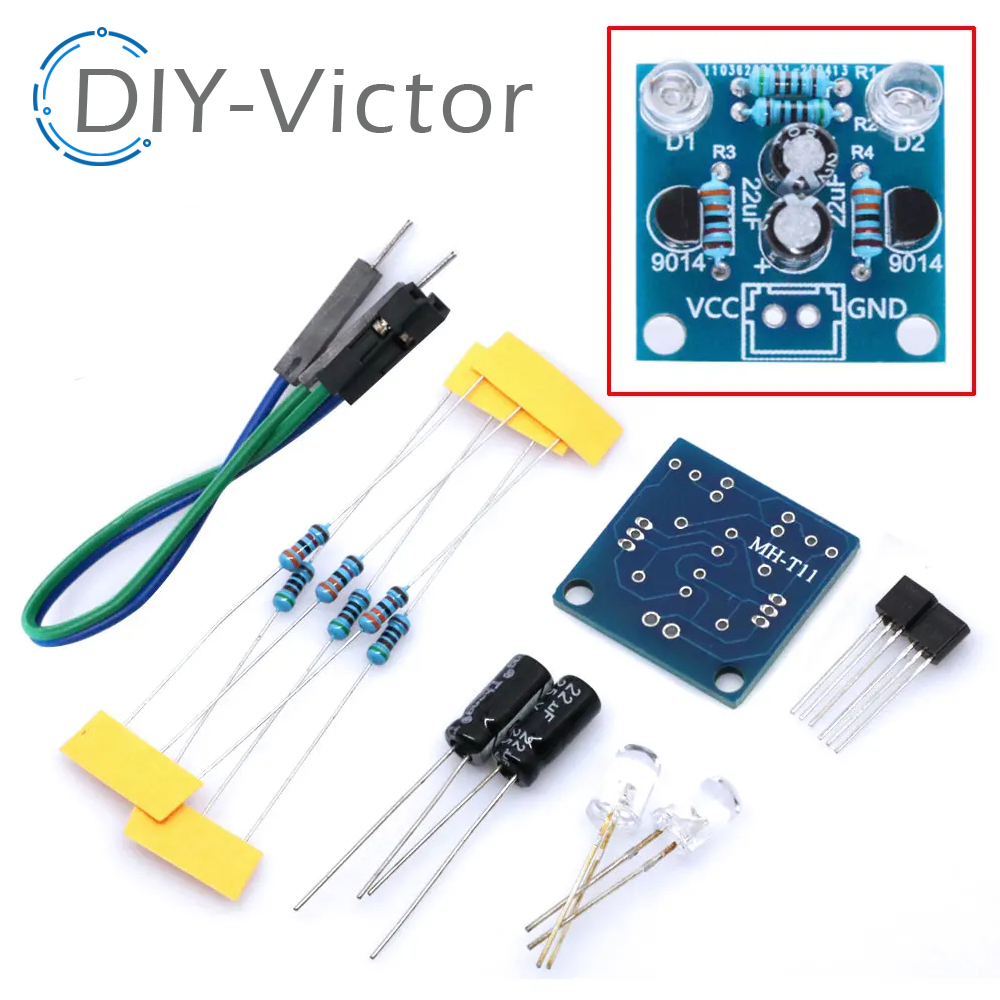MHT11 Simple 5MM LED Flash DIY - Diy Electronics Components Kit ulasan dan harga