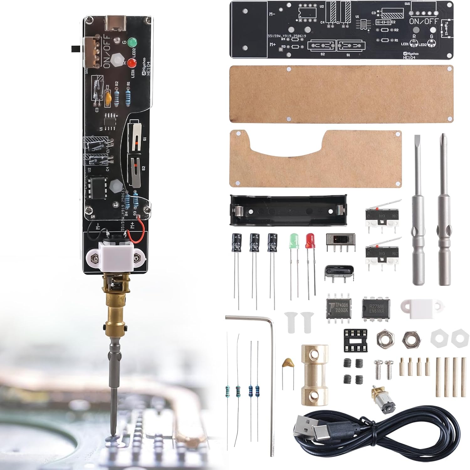 USB Rechargeable Electric Scre - Diy Home Electronics Lab ulasan dan harga